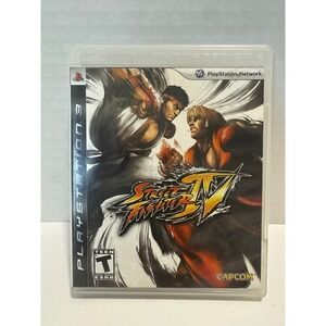 Street Fighter IV 4 Sony PlayStation 3 PS3 Capcom Fighting Game 2009 Ryu Ken